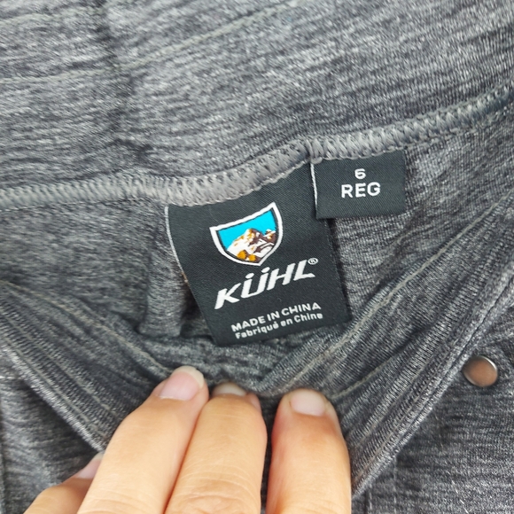 Kuhl Gray Mova Cargo Straight Leg Pants Size 6 Regular - Picture 7 of 13